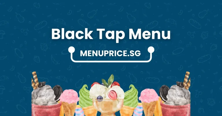 Black Tap Menu Price 2024