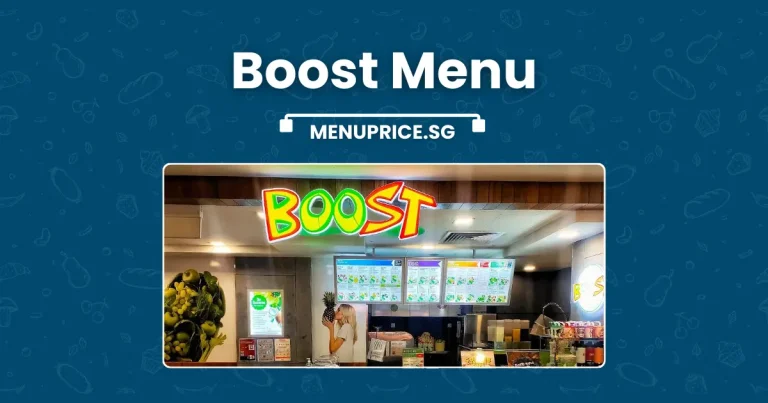 Boost Menu Prices