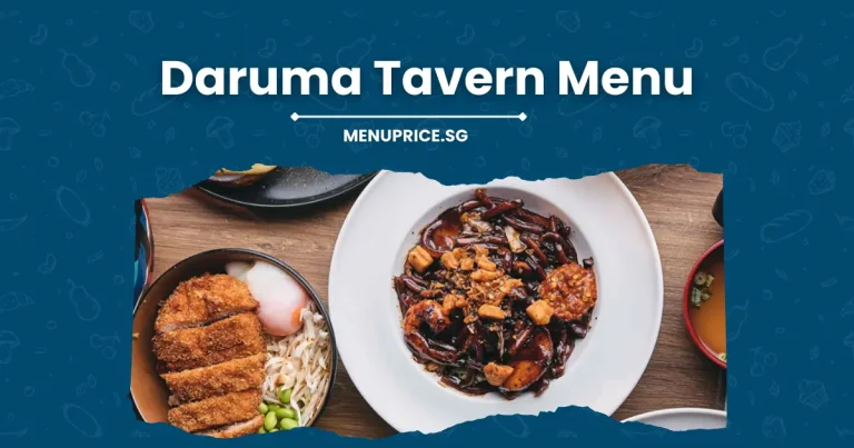 Daruma Tavern Menu Price 2024