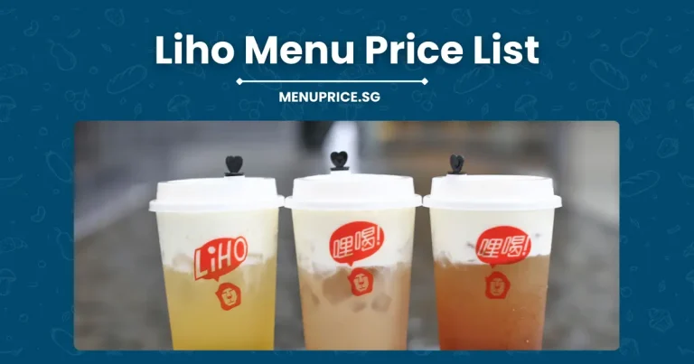 Liho Menu Price list 2024