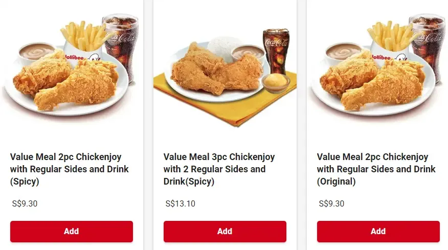 Jollibee Noodles Prices