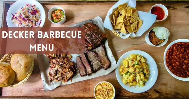 Decker Barbecue Menu Price List in Singapore [2024 Updated]